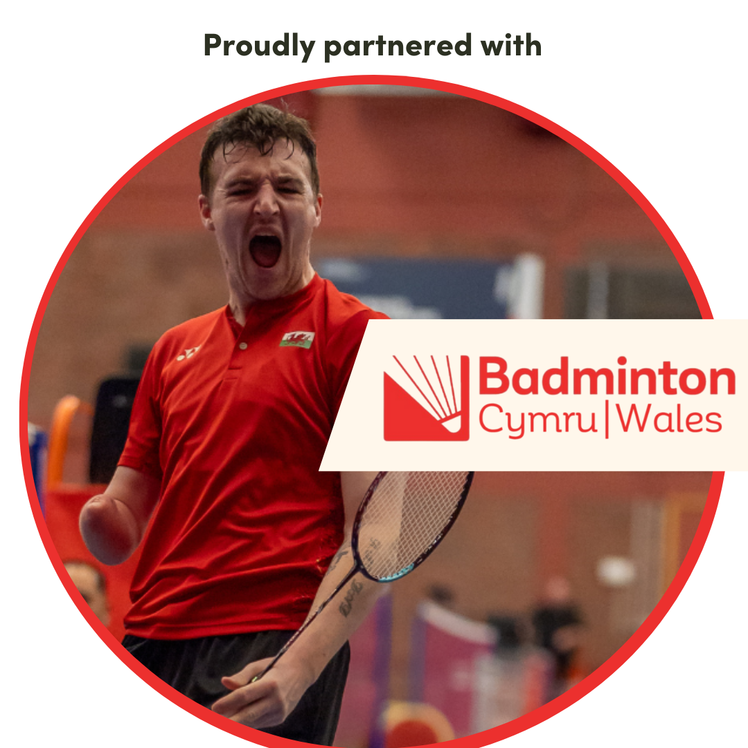 Proudly partnered with badminton Wales